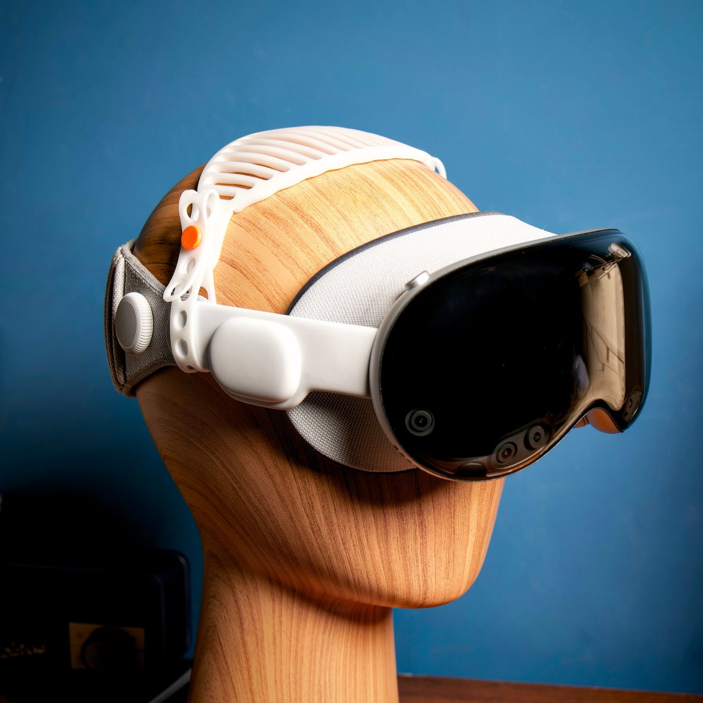AirBand Vision Pro Strap – Flexible Vented Head Strap | Soft TPE Comfort Band | Adjustable Lightweight Head Support by Layer Luxe