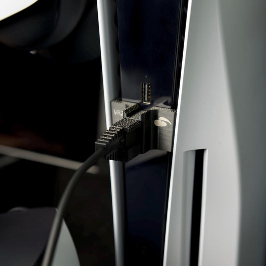 PSVR2 USB-C Port Protector and VR Cable Guide – Flexible Rubber Protector for PS5 PSVR2 – Anti-Dust & Strain Relief for Gaming Setup