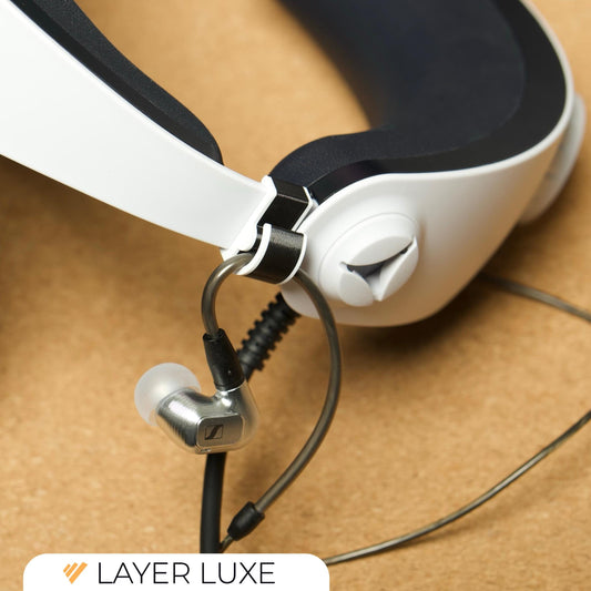 PSVR2 Earphones IEM Hook – Secure Earphone Holder for PlayStation VR2 – Durable & Compact Gaming Accessory