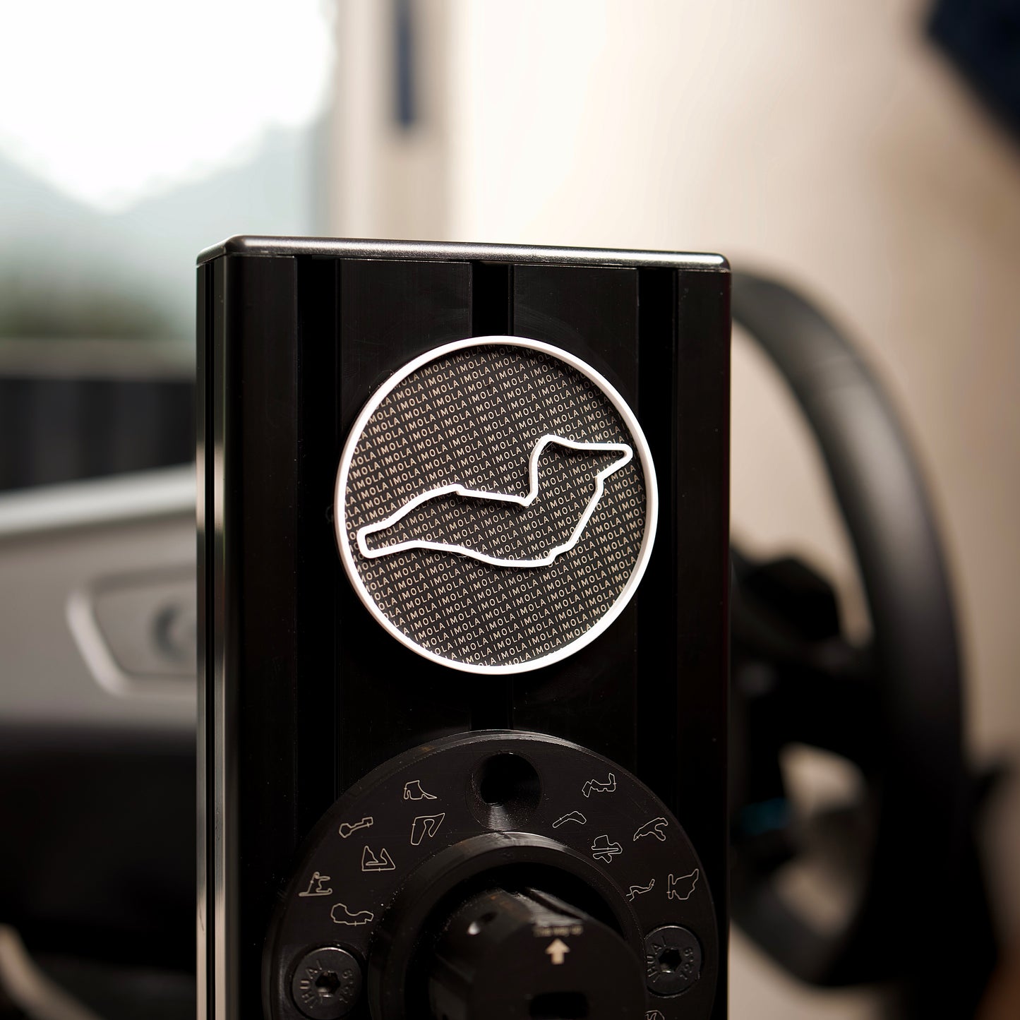 Racing Circuit 3D Emblems for Sim Racing – Stylish Track Badges for Simulators – Durable Racing Cockpit Decor