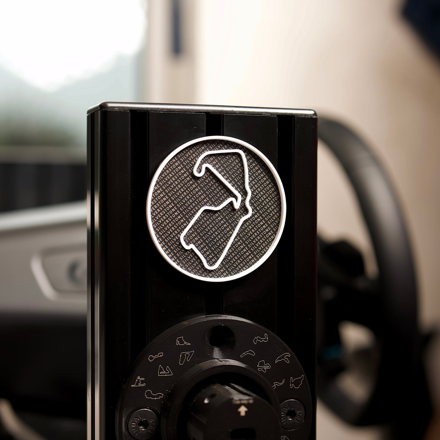 Racing Circuit 3D Emblems for Sim Racing – Stylish Track Badges for Simulators – Durable Racing Cockpit Decor