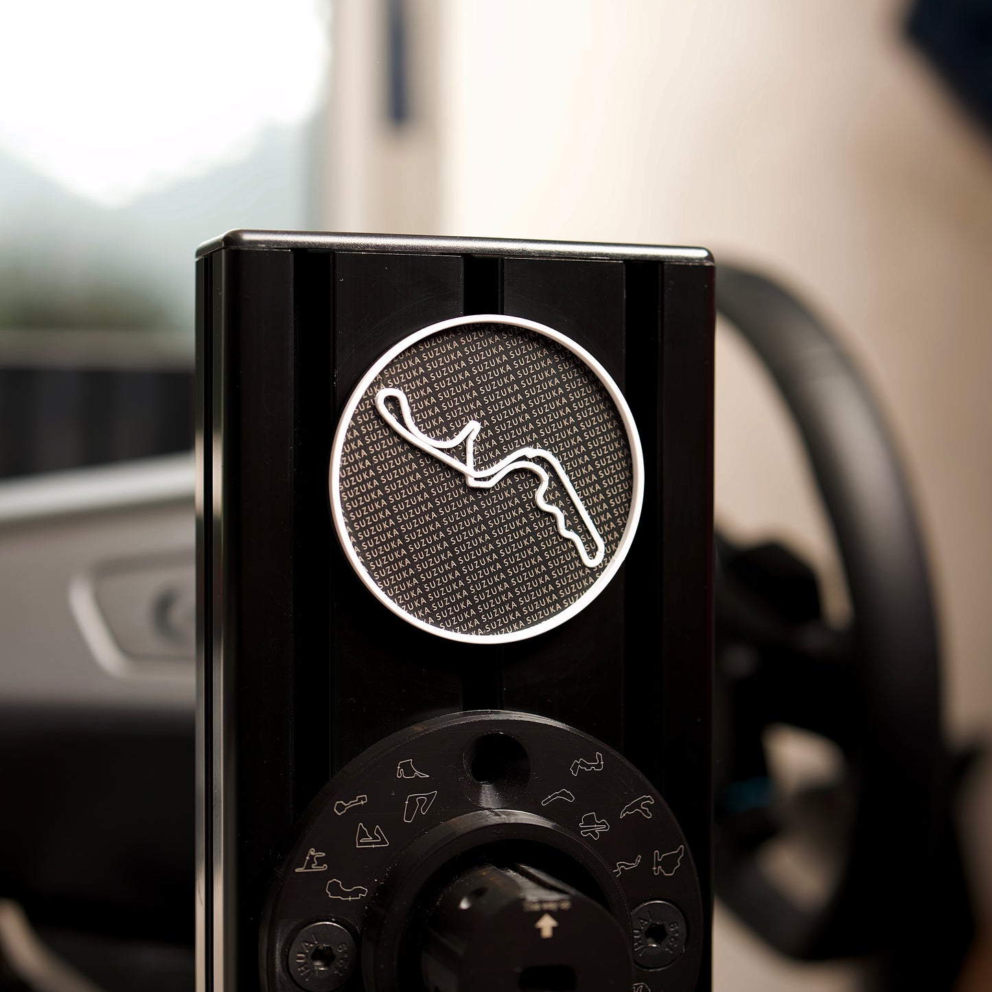 Racing Circuit 3D Emblems for Sim Racing – Stylish Track Badges for Simulators – Durable Racing Cockpit Decor