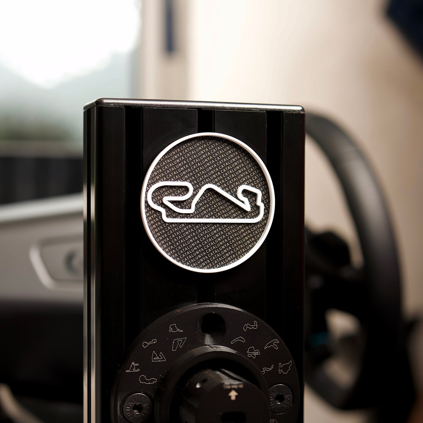 Racing Circuit 3D Emblems for Sim Racing – Stylish Track Badges for Simulators – Durable Racing Cockpit Decor