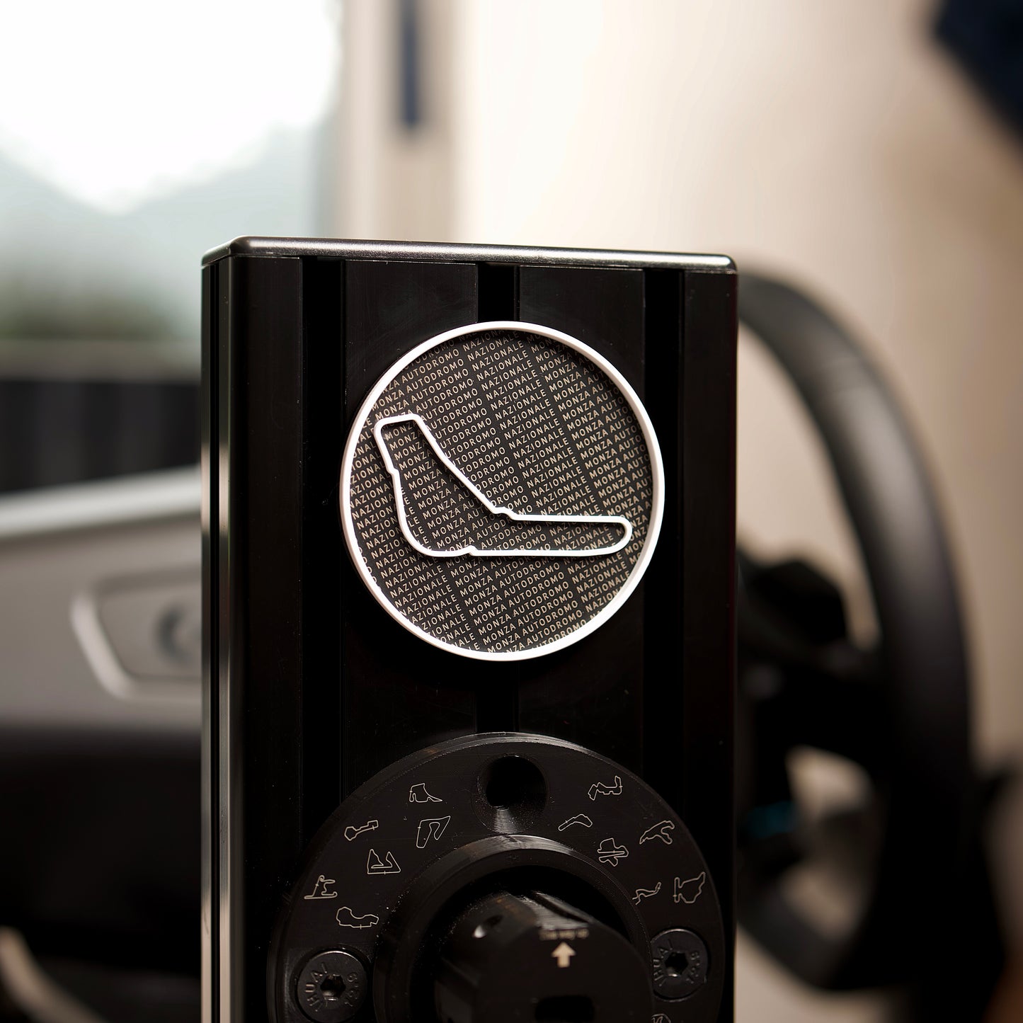 Racing Circuit 3D Emblems for Sim Racing – Stylish Track Badges for Simulators – Durable Racing Cockpit Decor