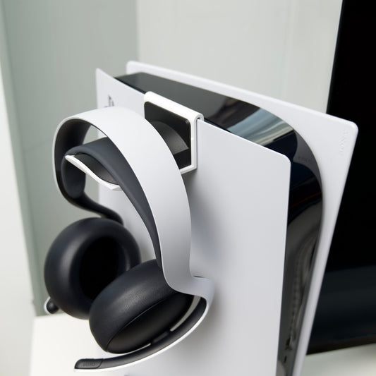 PlayStation 5 Headphone Hanger – Durable Headset Holder for PS5 – Space-Saving Mount for Gaming Headsets – PS5 Accessory