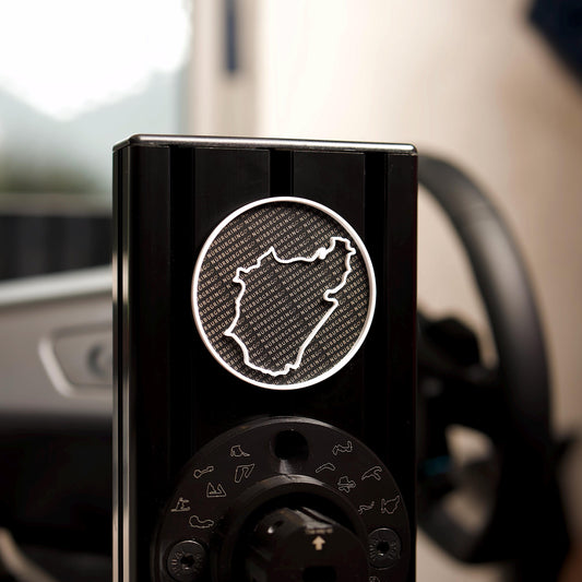 Racing Circuit 3D Emblems for Sim Racing – Stylish Track Badges for Simulators – Durable Racing Cockpit Decor